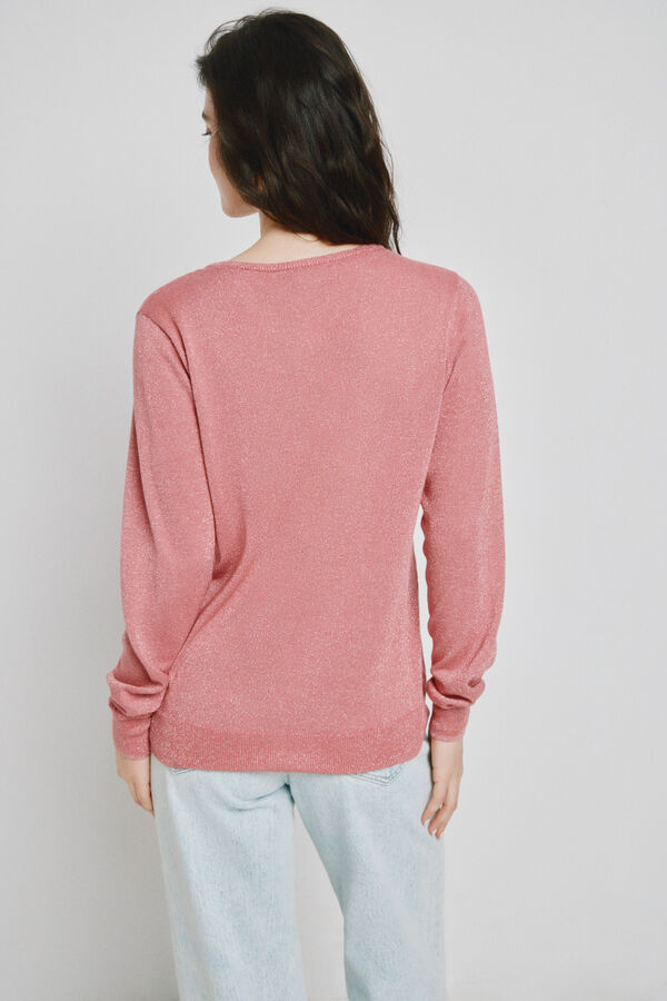 Vero Moda Jersey de punto con l&uacute;rex Rosa