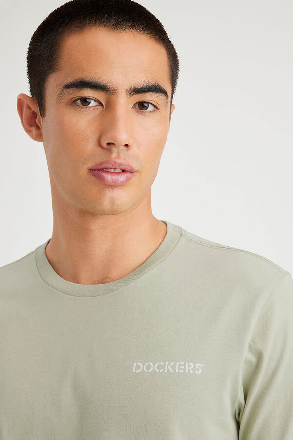 Dockers Camiseta slim fit logo Beige