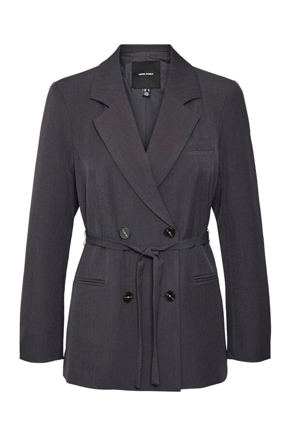 Vero Moda Curve Americana larga talla grande Gris oscuro