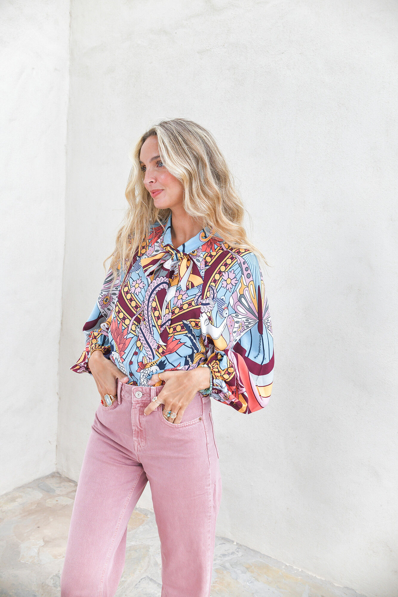 Jaase Blusa com la&ccedil;ada