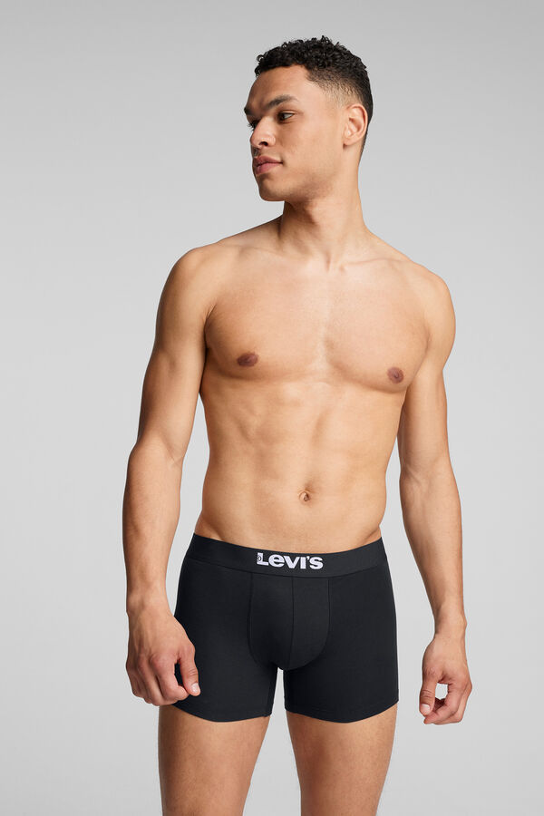 Levi's Caja de 3 calzoncillos b&oacute;xer de algod&oacute;n Levi's Verde oscuro