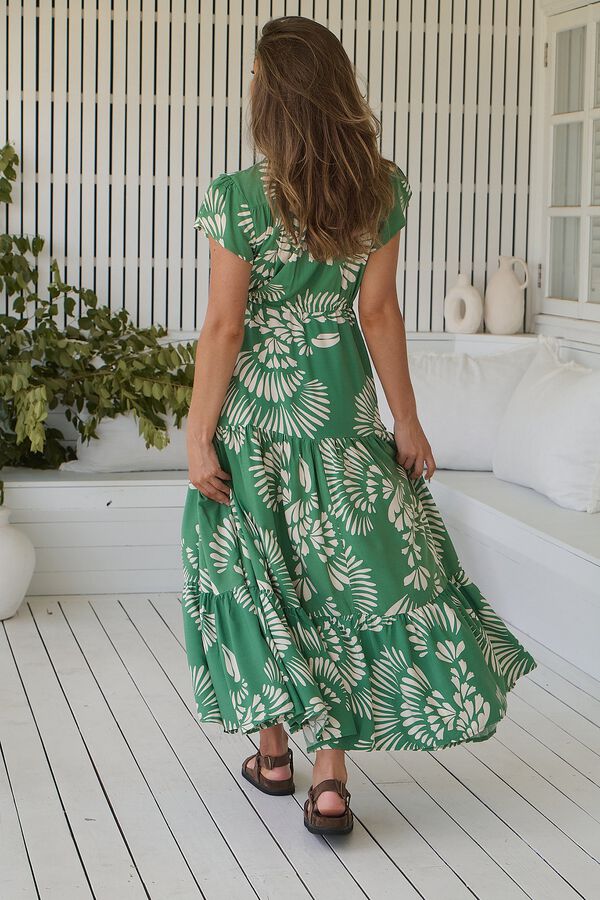 Jaase Vestido comprido Melissa Verde