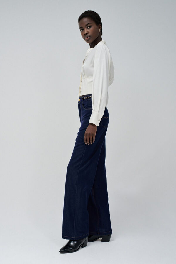 Salsa Jeans Jeans ligero con cadena Azul