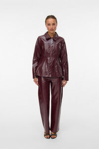 Vero Moda Pantal&oacute;n encerado efecto brillo