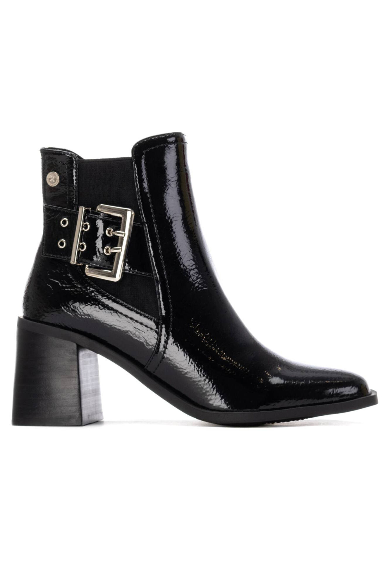XTI Botins de salto estilo Chelsea