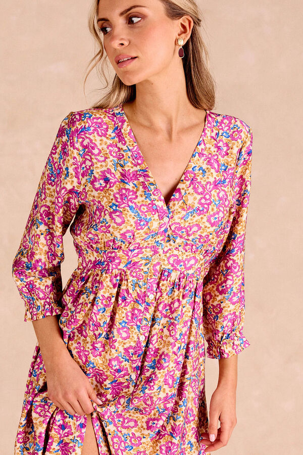 Pol&iacute;n Et Moi Vestido largo Lola Amarillo