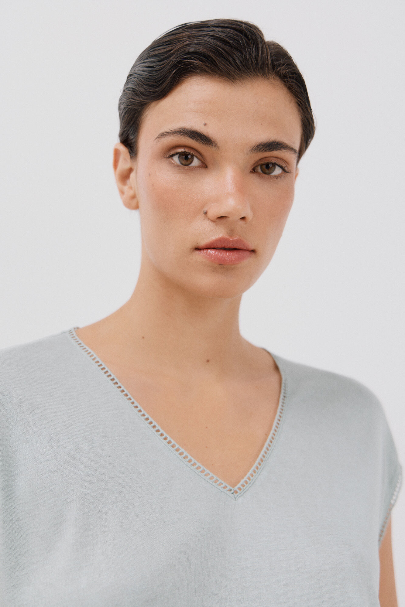 Cortefiel Camiseta b&aacute;sica vainicas