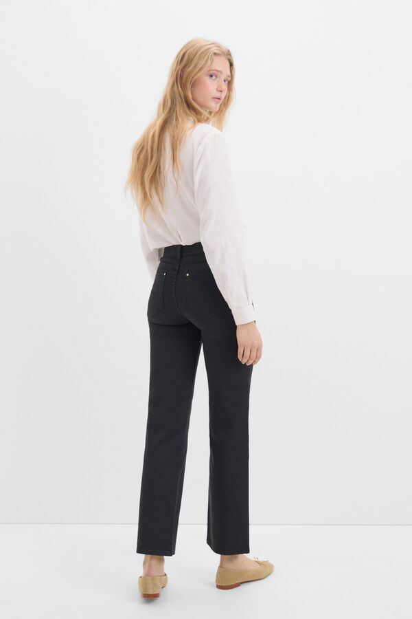 Cortefiel Pantalones Sensational Recto Negro