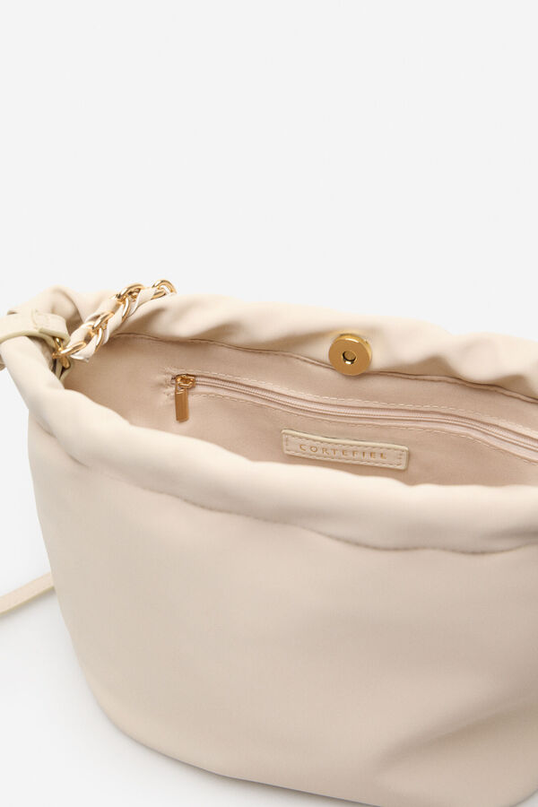 Cortefiel Bolsa de mala de tiracolo Ecru