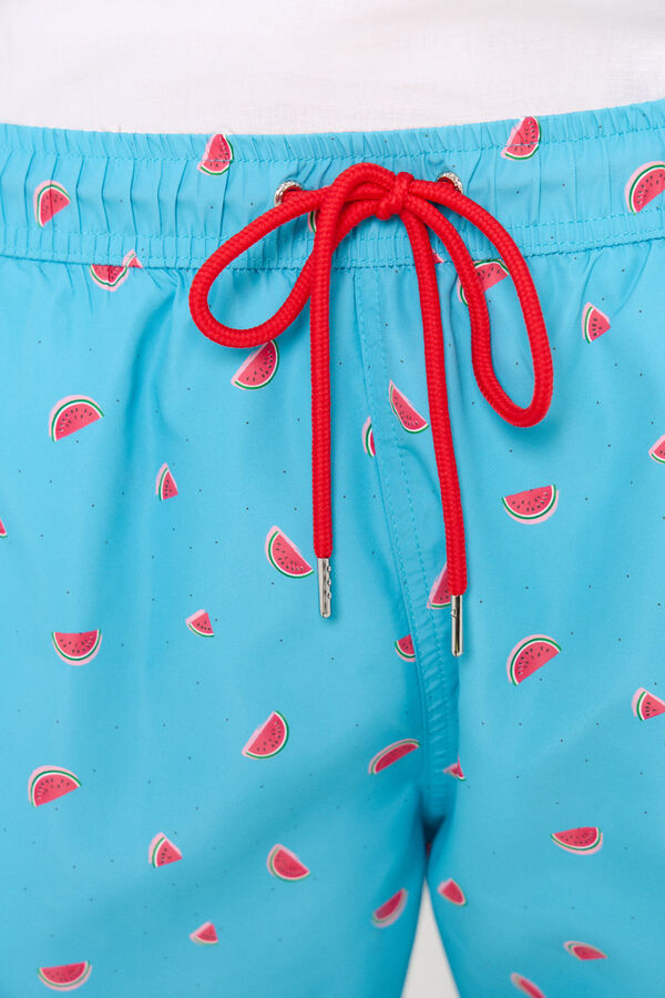 Cortefiel Ba&ntilde;ador estampado sand&iacute;as Azul