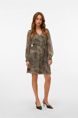 Vero Moda Vestido curto de manga comprida Multicolorido