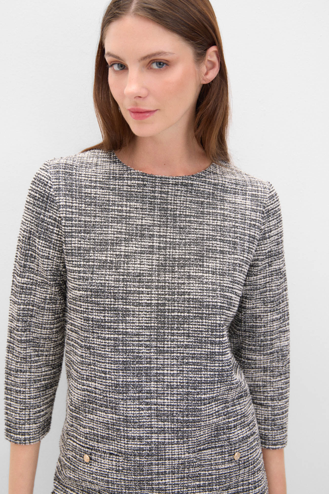 Cortefiel vestido de tweed