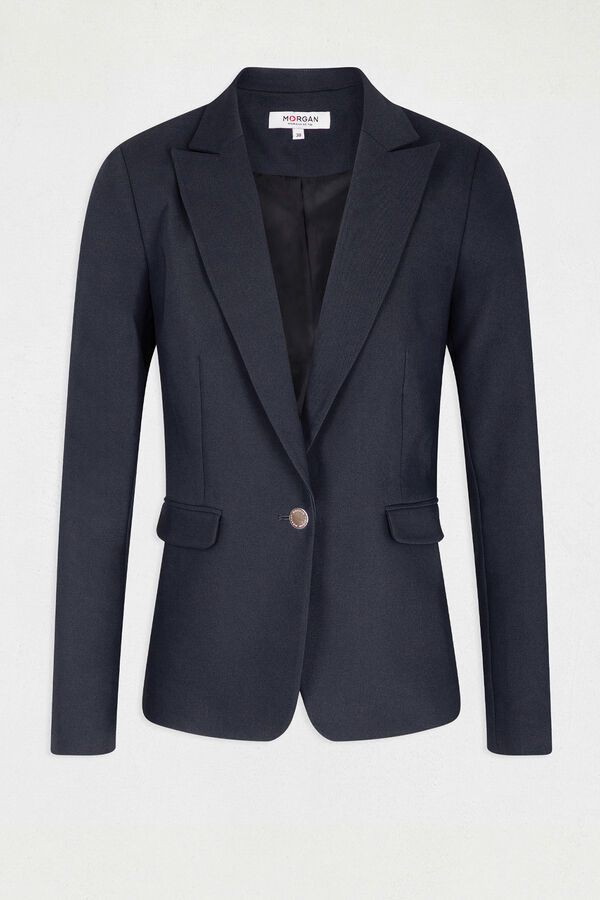 Morgan Blazer reto abotoado Azul