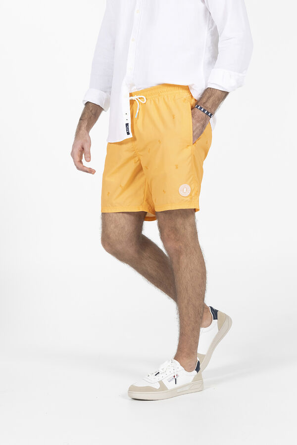 elPulpo Ba&ntilde;ador lavado estampado new all over Naranja