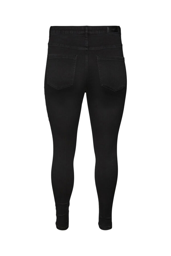 Vero Moda Curve Jeans Slim tamanho grande  Preto