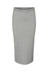 Vero Moda Falda midi de punto Gris