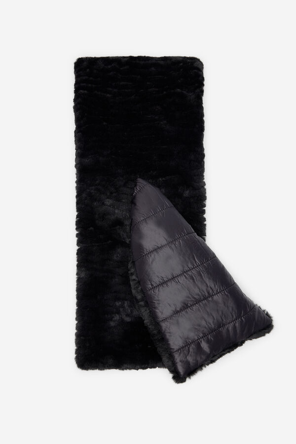 Cortefiel Cuello reversible Negro