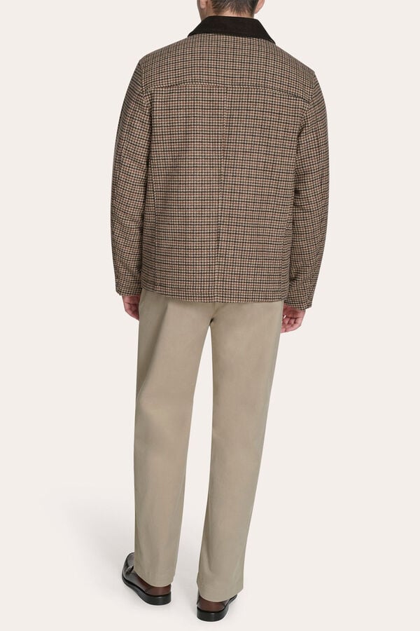 Dockers Chaqueta con cuello cl&aacute;sico Beige