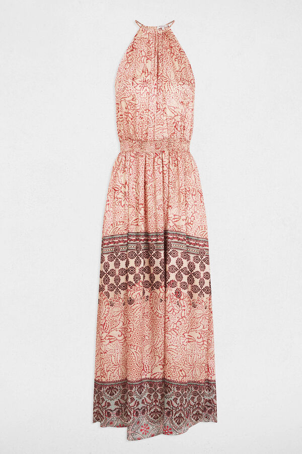 Morgan Vestido largo recto estampado Multicolor