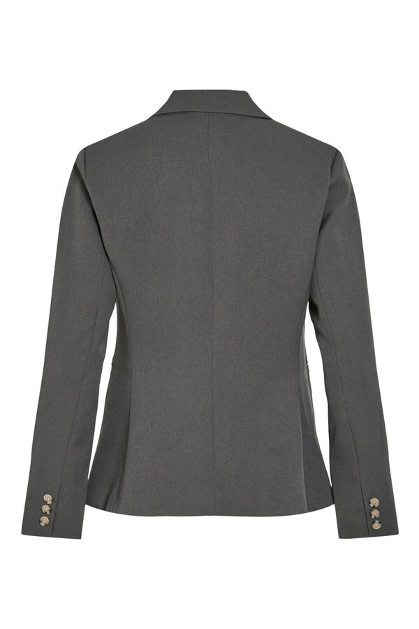 Vila Americana blazer de mujer entallada Gris