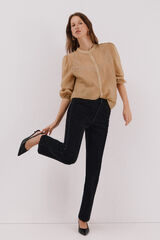 Cortefiel Jeans Rectos Velvet Negro