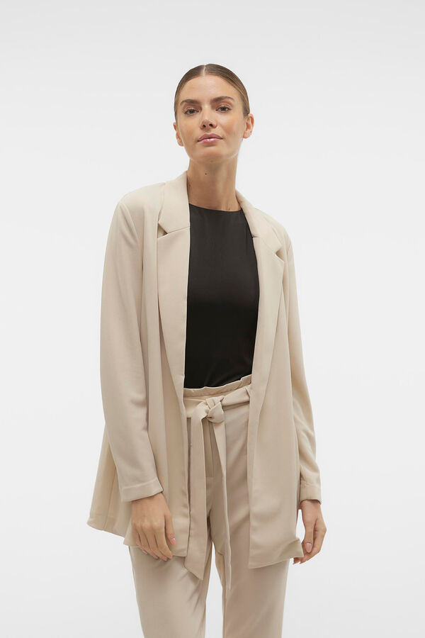 Vero Moda Blazer abierta Gris
