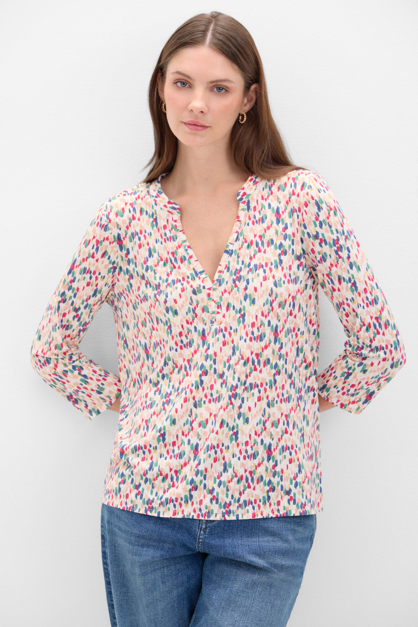 Cortefiel T-shirt b&aacute;sica fluida