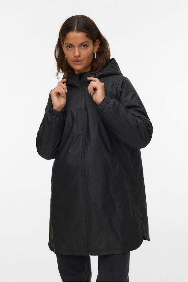 Vero Moda Imperme&aacute;vel com capuz Preto