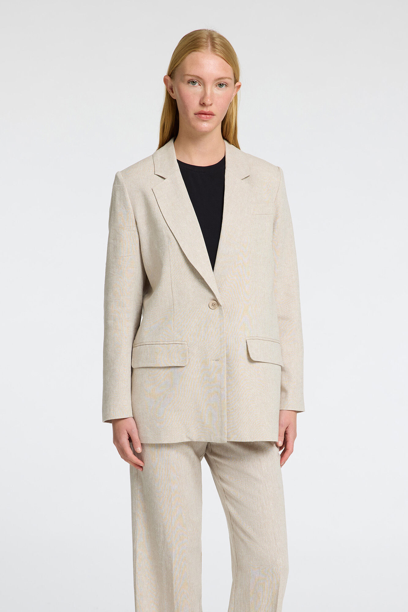 Selected Americana de lino Relaxed Fit