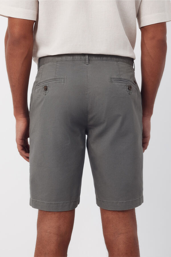 Cortefiel Bermuda chino regular leve Verde