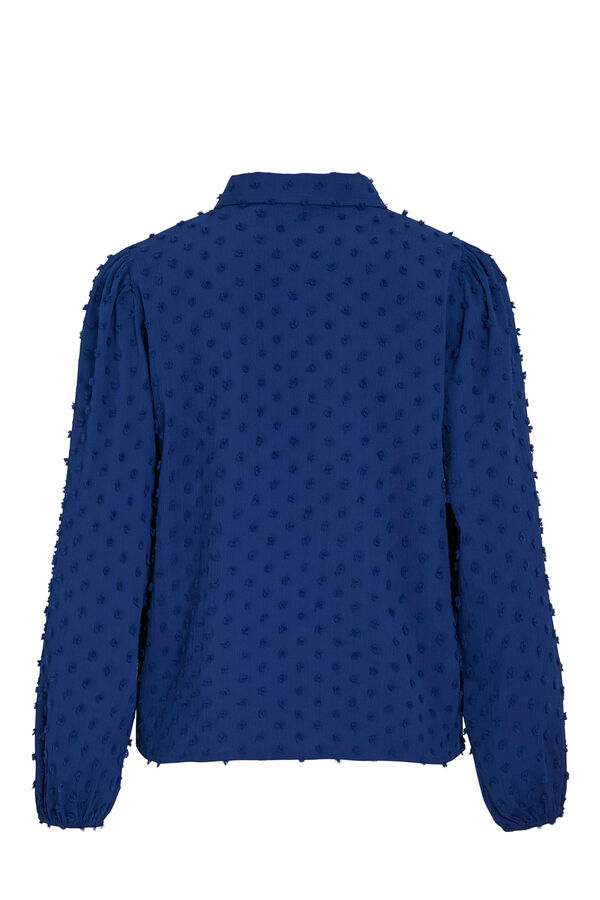 Vila Blusa plumeti Azul marino