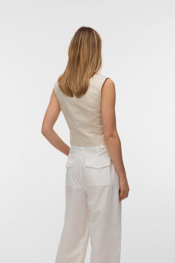 Vero Moda Colete de vestir Tostado