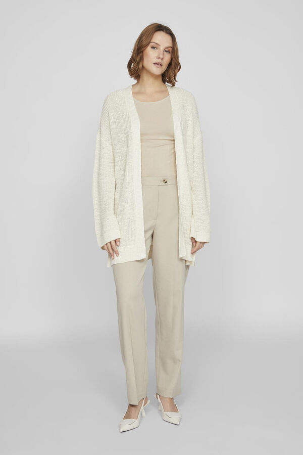 Vila Cardigan de punto Gris