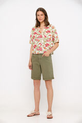 Cortefiel Cal&ccedil;&otilde;es ganga b&aacute;sicos cor Verde