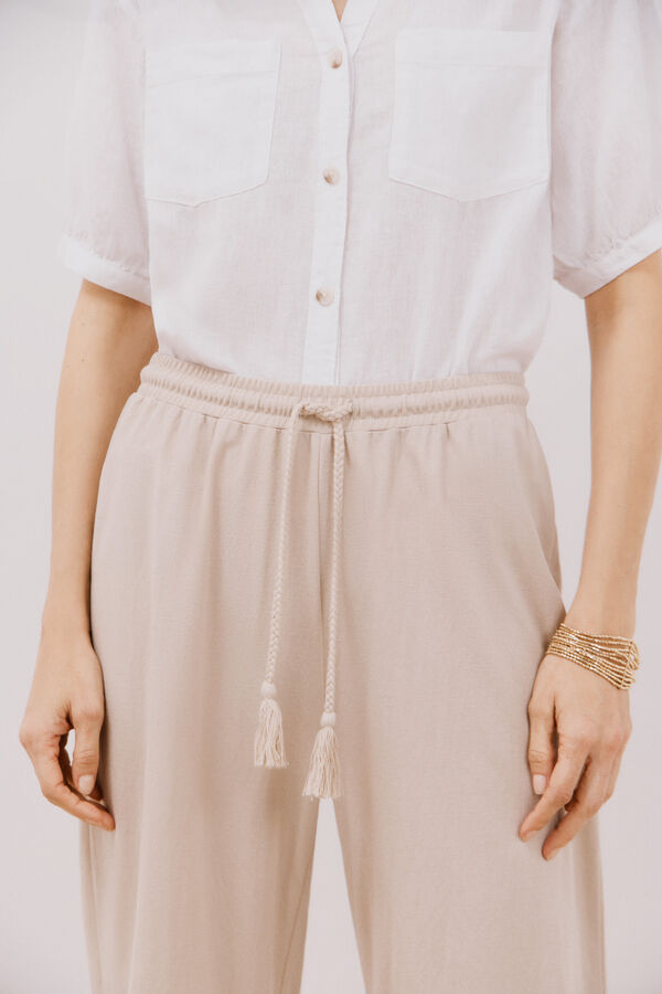 Cortefiel Cal&ccedil;as de malha estampadas Castanho