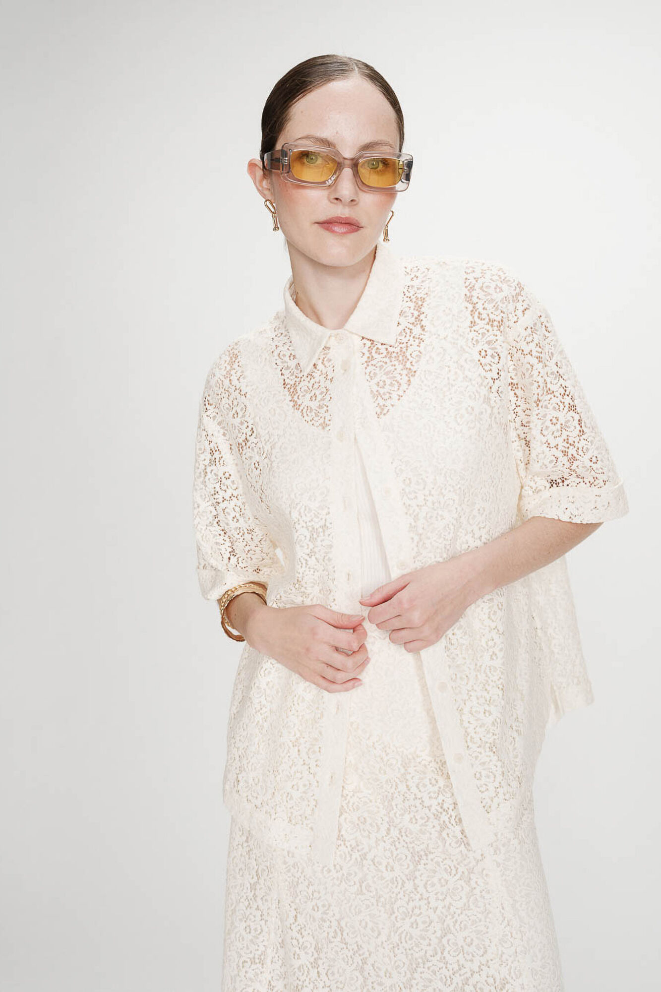 Grace & Mila Camisa de renda Vendel