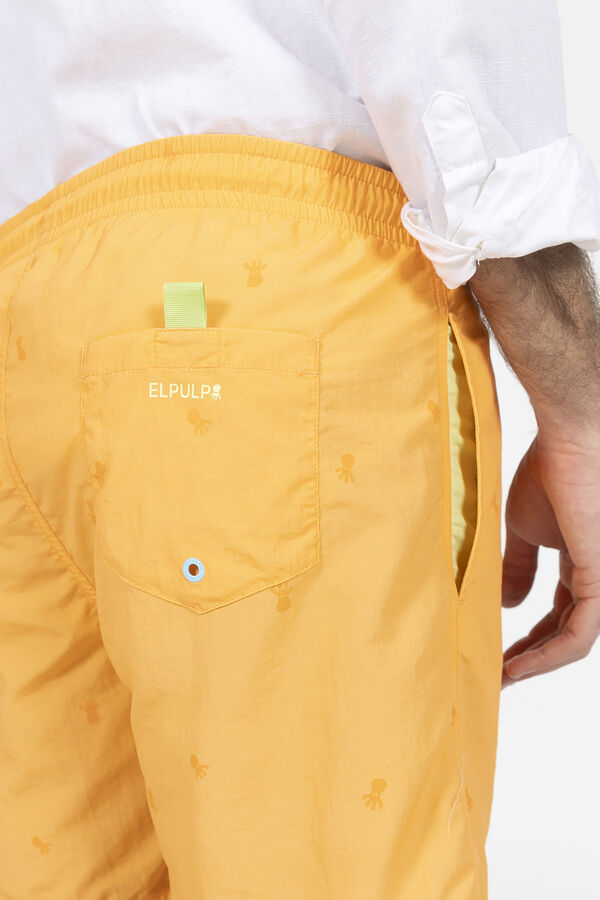 elPulpo Ba&ntilde;ador lavado estampado new all over Naranja