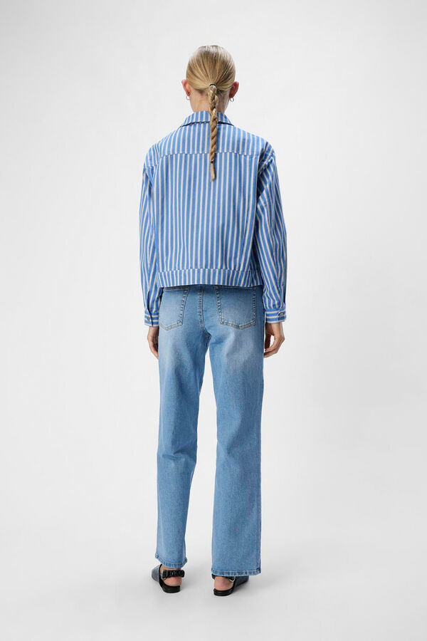 Object Casaco tipo camisa Azul