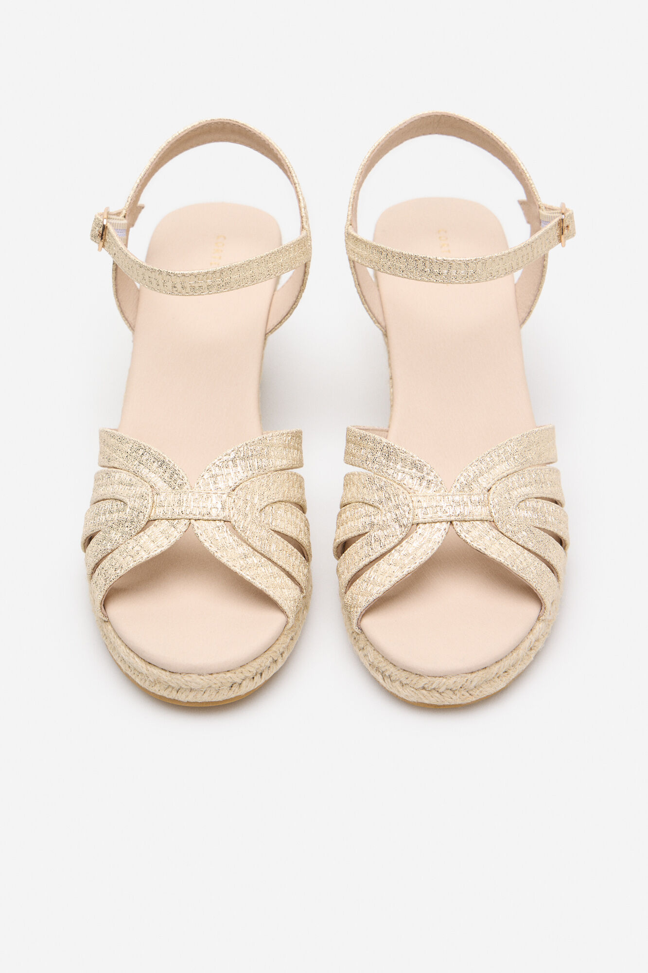 Cortefiel Sand&aacute;lia cunha metalizada