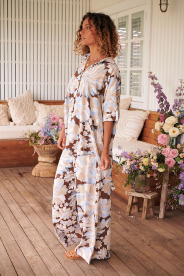 Jaase Cal&ccedil;as Brookes estampado Calypso Tostado