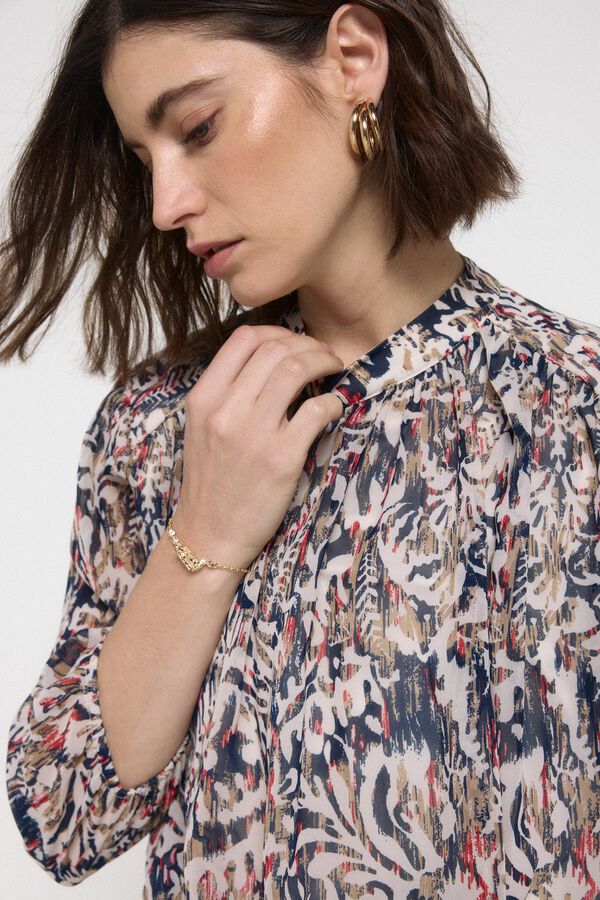 Vero Moda Top estampado de manga comprida Branco