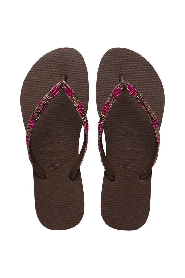 Havaianas Chinelos Havaianas Slim Glow Castanho