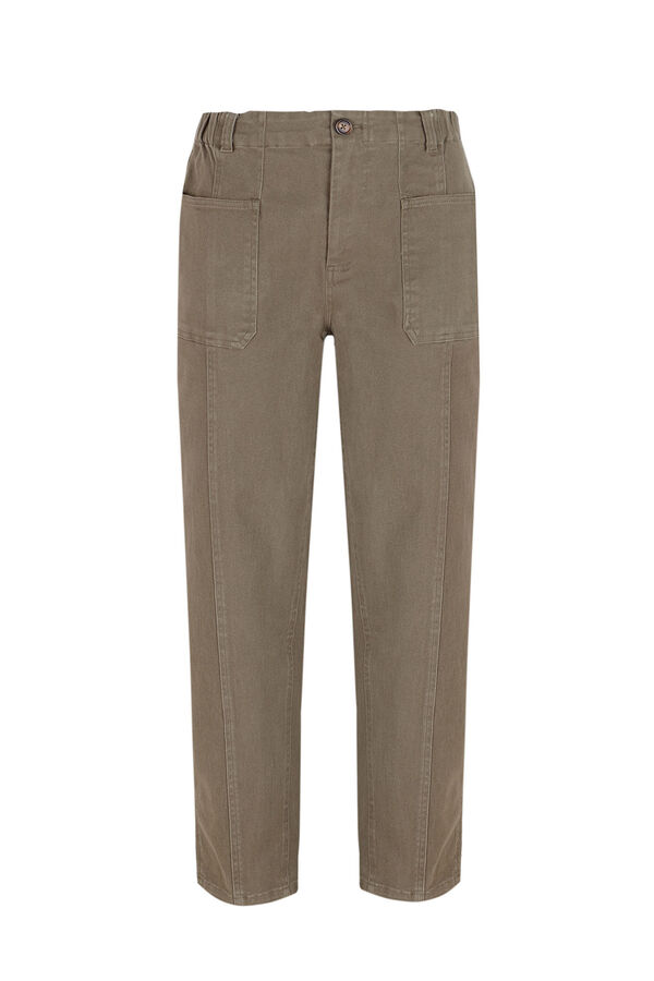 Slowlove Calça cargo larga Verde