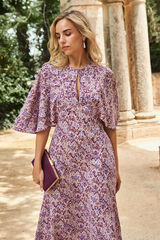 Polín Et Moi Vestido capa Silbona Roxo