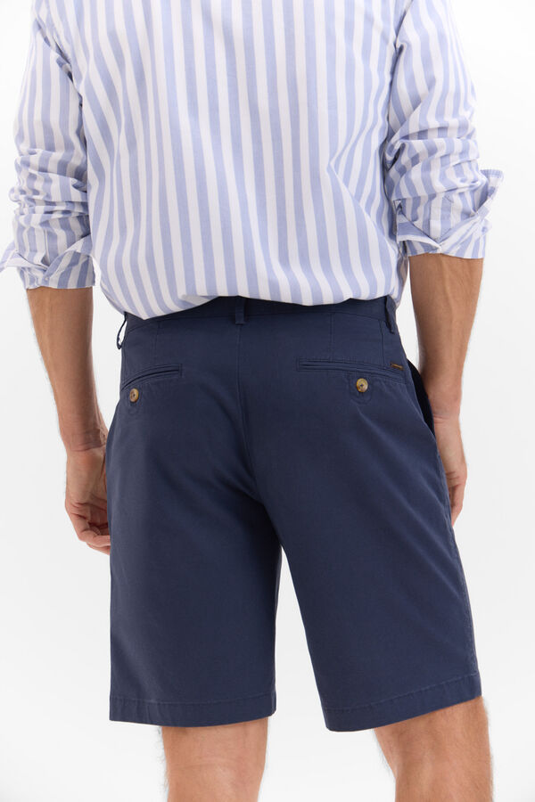Cortefiel Bermuda chino Azul