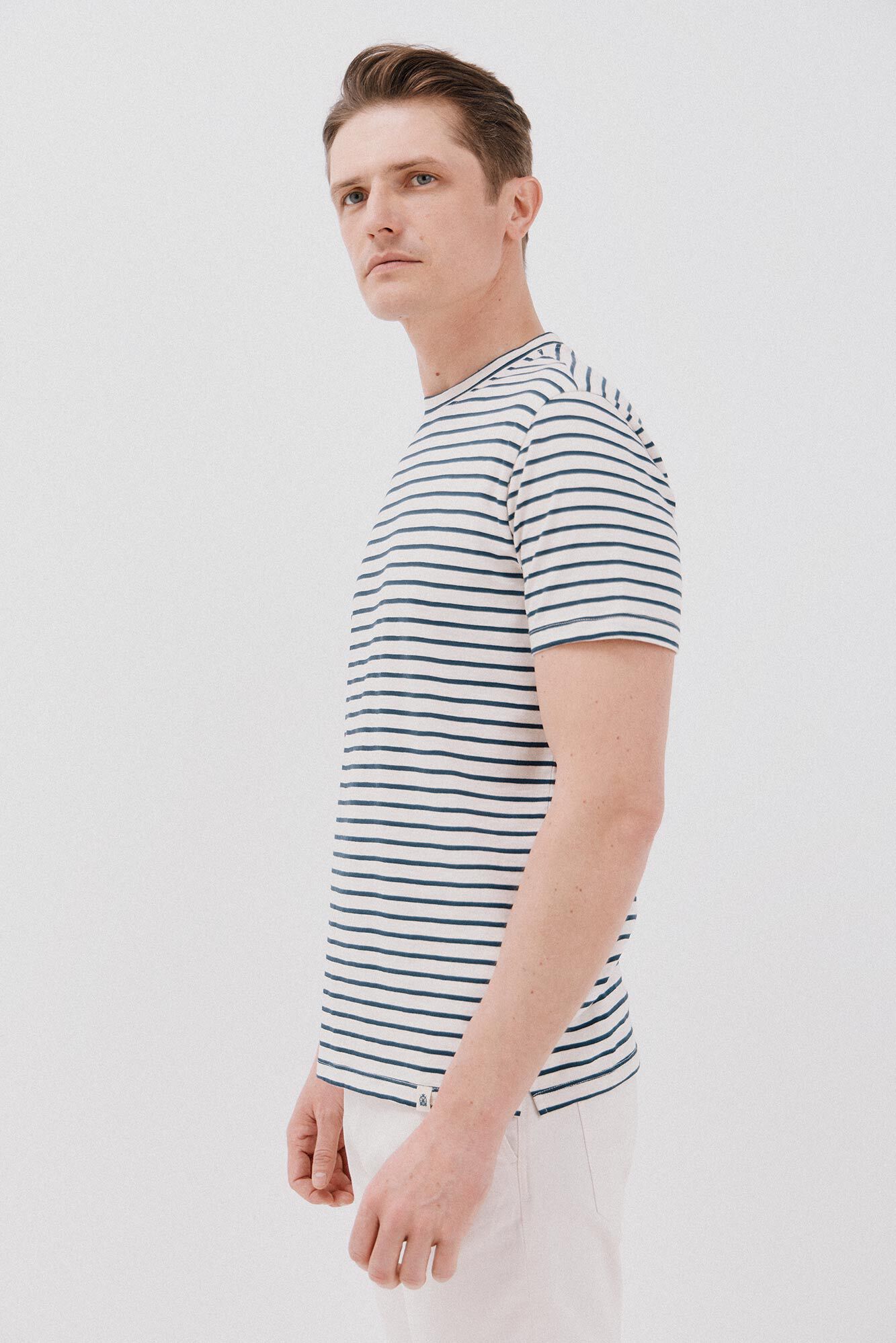 Cortefiel Camiseta rayas slub