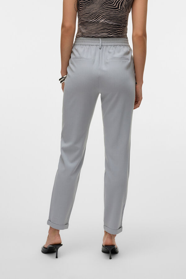 Vero Moda Cal&ccedil;as compridas de vestir Cinzento