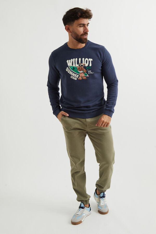 Williot Sweatshirt Surfista Mr. Williot Azul