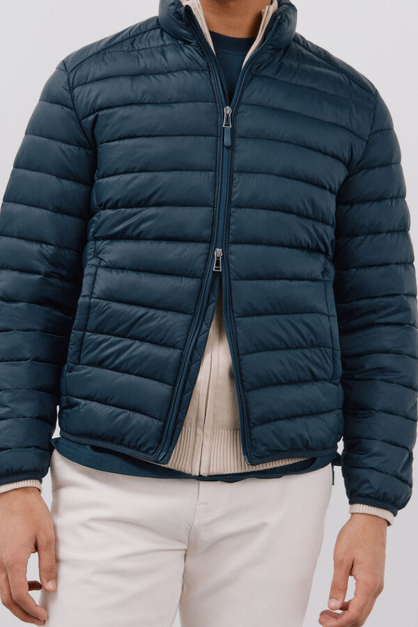 Cortefiel Cazadora ultraligera thermolite Azul marino