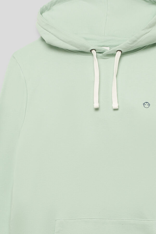Street Monkey Sudadera moda capucha Verde